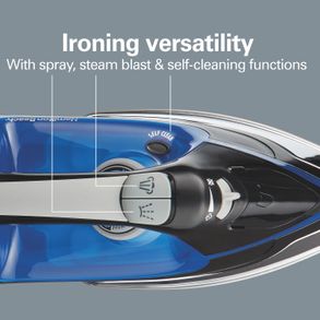 Hamilton Beach Retractable Cord Iron With Stainless Steel Soleplate