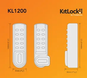 Codelocks KL1200 Kitlock Locker Lock