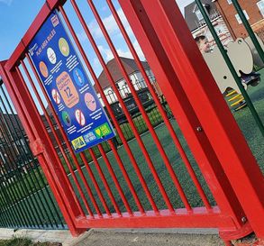 Zaun Kindergate Playground Gate