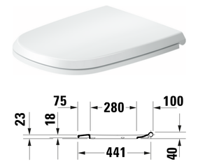 Duravit Aurena Toilet Seat