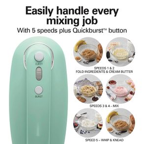 Hamilton Beach 5 Speed Hand Mixer With Smartboost™ Technology