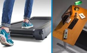 LifeSpan TR1200Pro-GlowUp Under Desk Treadmill