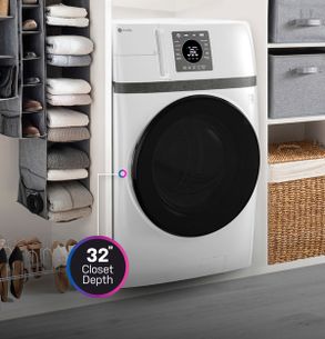 Ge Appliances GE Profile™ Energy Star® 4.6 Cu. Ft. Capacity Ultrafast Combo With Ventless Inverter Heat Pump Technology Washer/Dryer