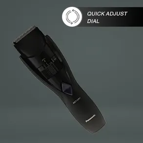 Panasonic Wet/Dry Precision Cutting Rechargeable Trimmer for Men with Quick Adjust Dial