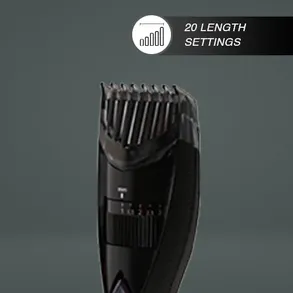 Panasonic Wet/Dry Precision Cutting Rechargeable Trimmer for Men with Quick Adjust Dial