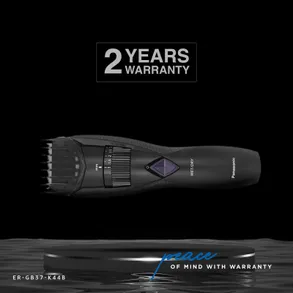 Panasonic Wet/Dry Precision Cutting Rechargeable Trimmer for Men with Quick Adjust Dial