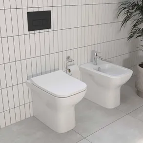 Vitra S20 Square Back-to-wall Wc Pan, 52cm