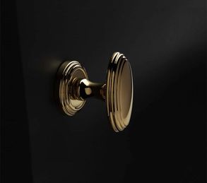 Groel Elisabeth Door Handle Set On Round Rose