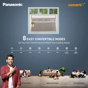 Panasonic 1.5 Ton 5 Star Inverter Premium Window AC