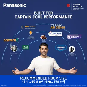 Panasonic 1.5 Ton 5 Star Inverter Premium Window AC