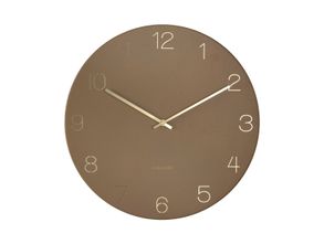 presenttime Wall Clock Charm Engraved Numbers