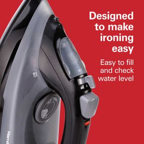 Hamilton Beach Steam Iron With Extra-glide™ Soleplate