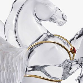 Baccarat Olympus Pegasus Horse Sculpture