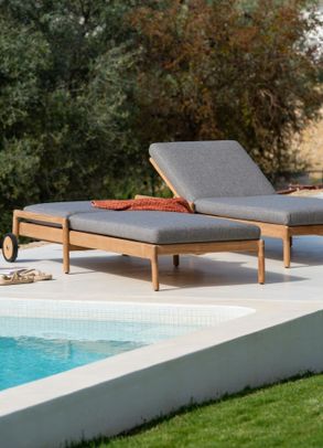 Ethnicraft Jack Outdoor Adjustable Lounger
