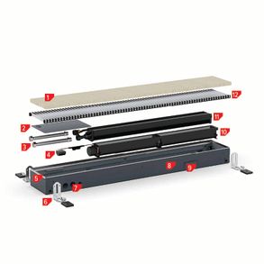 Jaga Clima Canal 08 2-pipe Radiator