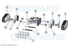 Hayward TracVac Suction Cleaner (Open Line)