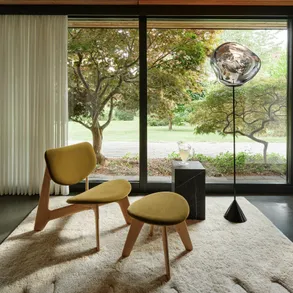 Tom Dixon Slab Natural Wood Lounge Chair