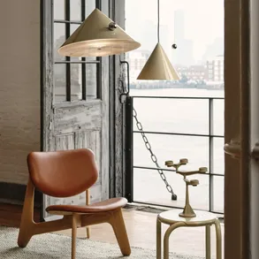 Tom Dixon Slab Natural Wood Lounge Chair