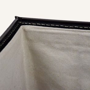 Limacdesign Laundry Hamper In Triple-Layer Leather Angela