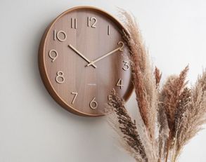 Present Time Wall Clock Pure Medium