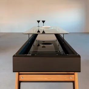 Rsbarcelona Track Dining Shuffleboard Table 9 ft