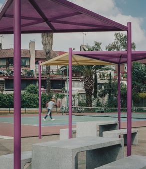 UH INFONAVIT Iztacalco Housing Unit and Public Space