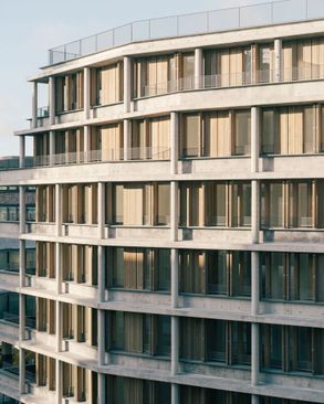 Neighborhood In Paris - Media Library And Family Flats, Student Residence, And Social Housing Units