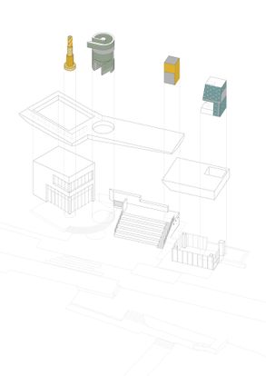 Nerve Lab. Experimental Sports Support Buildings On Double Happiness Island