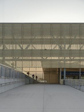 Train Station And Footbridge