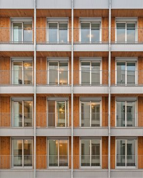 4 Social Housing Buildings In Valdecorvos, Pontevedra