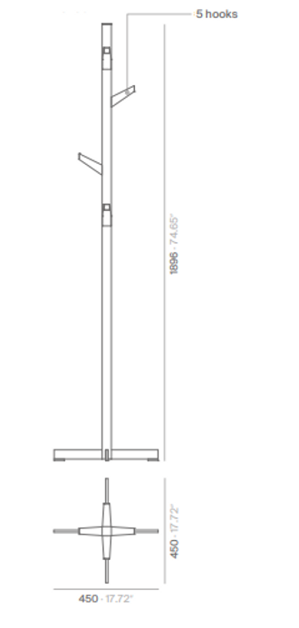 Systemtronic Second Tree Coat Stand