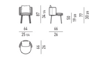 Minotti Torii "Dining" Chair