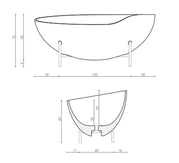 Kreoo Kora Bathtub