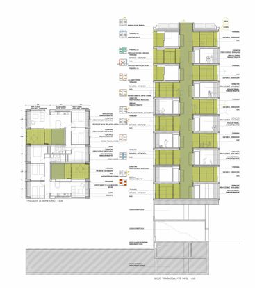 Glories Square 60 Social Housing Units / SV60 Arquitectos