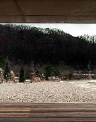 Two Gabled Volumes, One Landscape