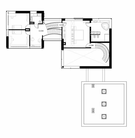 Parallelepiped Rectangle House