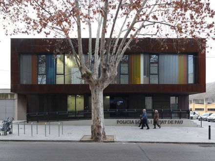 Police Station In Barcelona