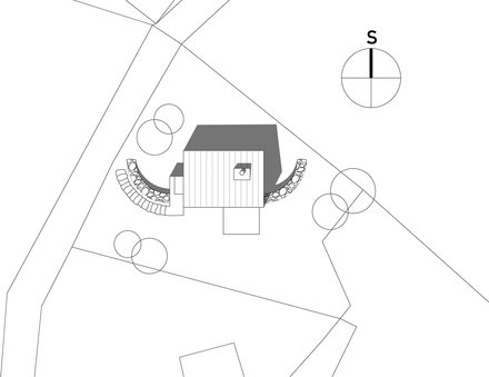 Small House On A Hillside