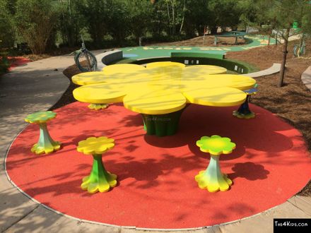 TheStrombergGroup Flower Table And Stools