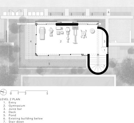 Private Gymnasium Pavilion & Guest Unit