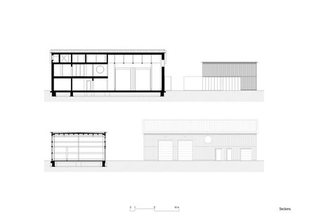 Three Houses and a Yard Under Lysá Hora