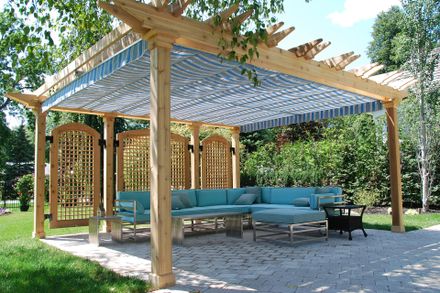 Shadefx Retractable Pergola Canopy Oakville