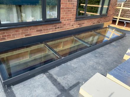 Glassskylights Flushglaze Fixed Multipart Skylight