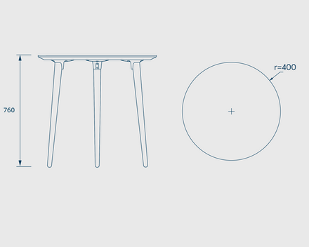 Federicoginer Mesa circular Tables