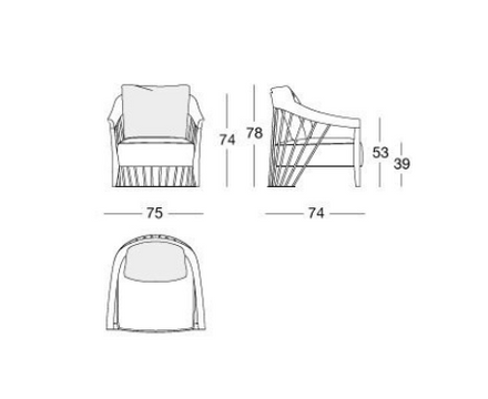 Longhi Dorothy Armchair