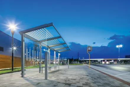Mmcite Aureo Green Bus Shelter