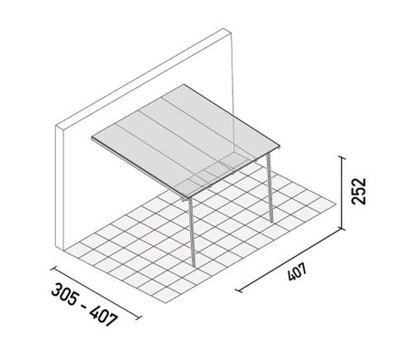 Unopiu Pergola Meridienne In Polycarbonat