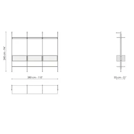 Bonaldo Roll walk-in closet
