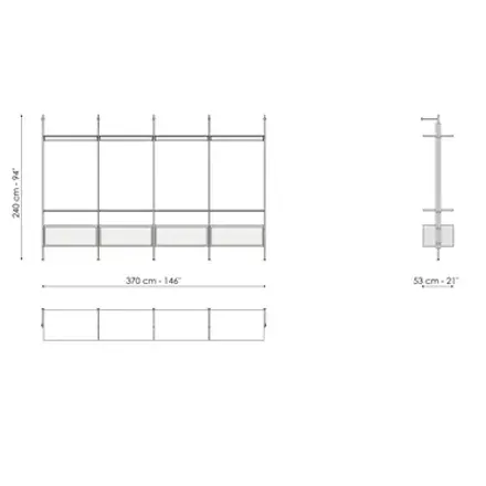 Bonaldo Roll walk-in closet