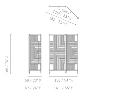 Poltronafrau Plot Room Divider